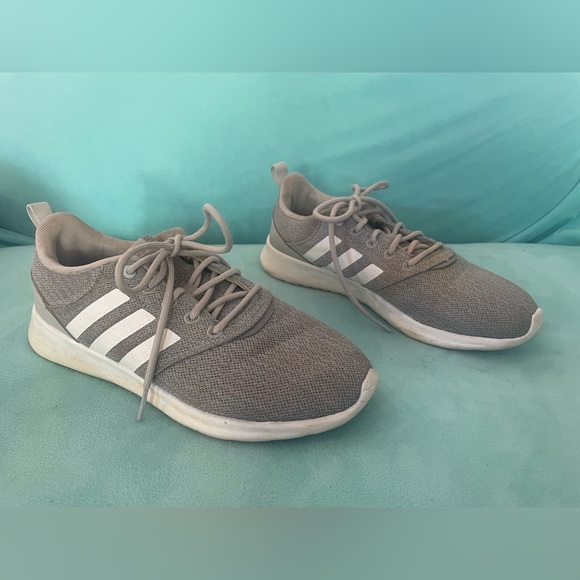 Grey Active Tennis Shoe (Adidas Women’s Advantage Sneaker) - Picture 2 of 9